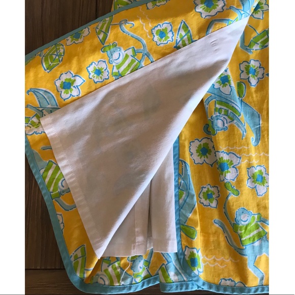 🌸Lilly Pulitzer Les Monkeys Strapless Faux Wrap🌸 - Picture 3 of 7